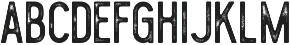 Blackwood rough otf (900) Font LOWERCASE