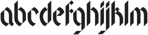 Blackword HighGothic otf (900) FONT