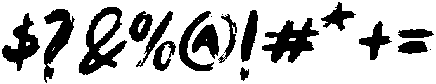 Blackyard otf (900) Font OTHER CHARS