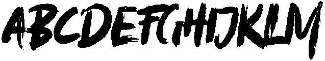 Blackyard otf (900) Font UPPERCASE