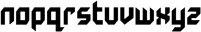 Blade Regular otf (400) Font LOWERCASE
