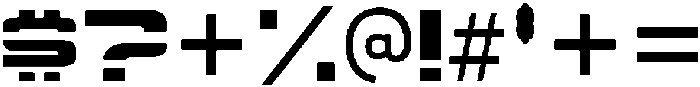 Bladebyte Regular otf (400) Font OTHER CHARS