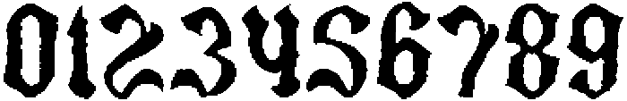 Bladfour Inkbleed otf (400) Font OTHER CHARS