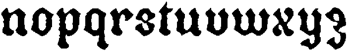 Bladfour Inkbleed otf (400) Font LOWERCASE