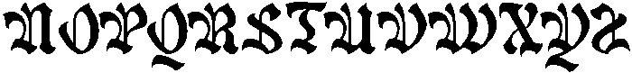 Bladfour-Regular otf (400) Font UPPERCASE