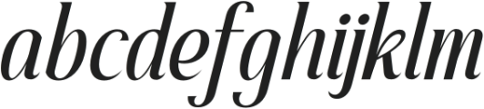 Blafhy Glibs Italic Italic otf (400) Font LOWERCASE