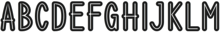 Blakonang Regular otf (400) Font UPPERCASE