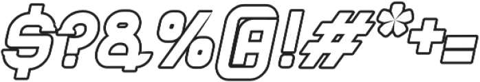 Blame Serif 2 Outline otf (400) Font OTHER CHARS