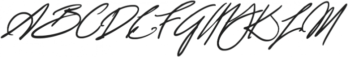 Blanc Signature otf (400) Font UPPERCASE