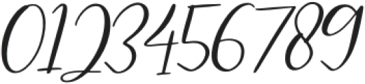 Blandita Italic otf (400) Font OTHER CHARS
