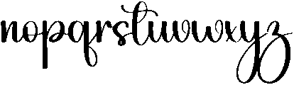 Blanket Regular otf (400) Font LOWERCASE
