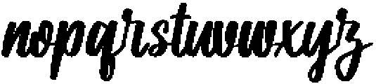 Blanket otf (400) Font LOWERCASE