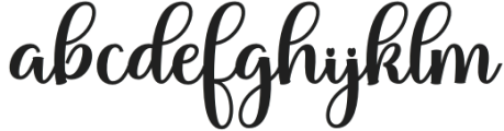 Blantone Regular otf (400) Font LOWERCASE