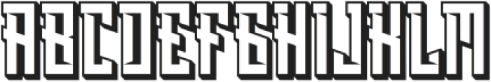 Blasher Extrude otf (400) Font