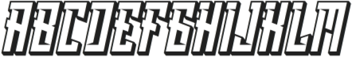 Blasher Italic Extrude otf (400) Font