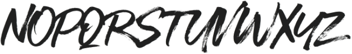 Blashter Regular otf (400) Font UPPERCASE