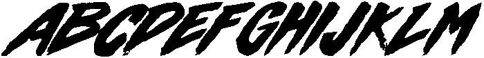 Blaster Regular otf (400) Font UPPERCASE