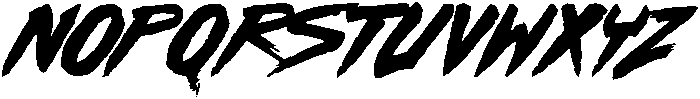 Blaster Regular otf (400) Font UPPERCASE