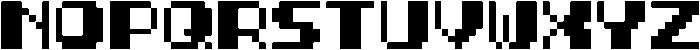Blaster Regular otf (400) Font LOWERCASE