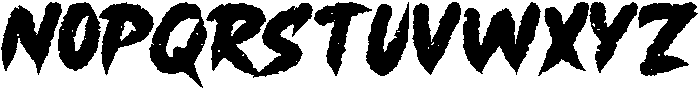 Blaster otf (400) Font LOWERCASE