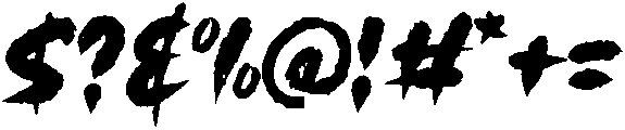 Blaster otf (400) Font OTHER CHARS