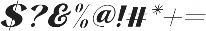 Blastula-Italic otf (400) Font OTHER CHARS