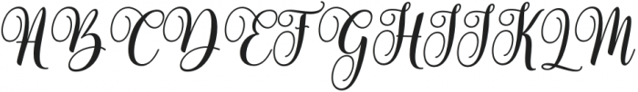 Blaytina Italic Italic otf (400) Font UPPERCASE