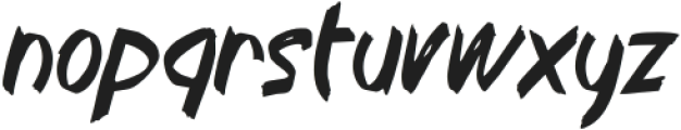 Blaze Brush otf (400) Font LOWERCASE