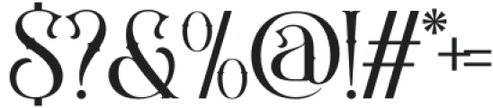 Blazer-Regular otf (400) Font OTHER CHARS