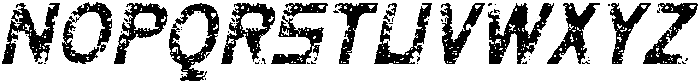 Blazhe Stamp Italic otf (400) Font UPPERCASE