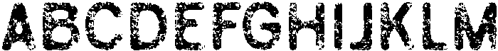 BlazheRoundedStamp-Regular otf (400) Font UPPERCASE