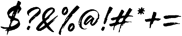 Blazing Hollow Regular otf (400) Font OTHER CHARS