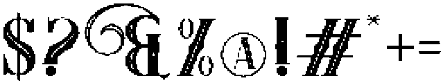 BlenderRegular otf (400) Font OTHER CHARS