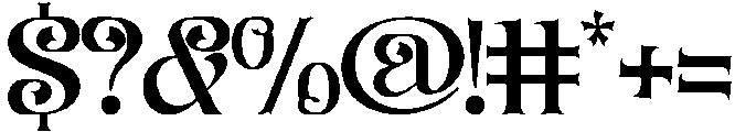 Blending Potential Regular otf (400) Font OTHER CHARS