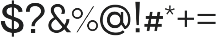 Blendix Medium otf (500) Font OTHER CHARS