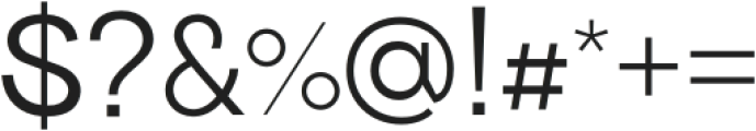 Blendix Regular otf (400) Font OTHER CHARS