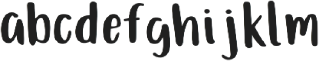 Bless Your Heart ttf (400) Font LOWERCASE