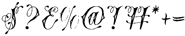 Blessed Regular otf (400) Font OTHER CHARS