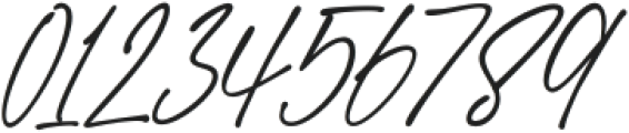 Blessed Signature otf (400) Font OTHER CHARS