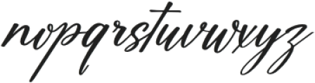Blessing Blues Italic otf (400) Font LOWERCASE