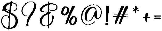 Blessing Regular otf (400) Font OTHER CHARS