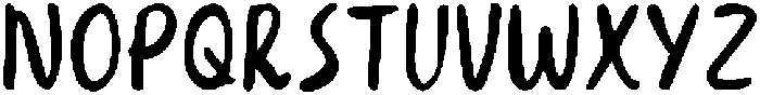 Blessing Whimsical Sans otf (400) Font LOWERCASE