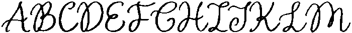 Blessing Whimsical Script otf (400) Font UPPERCASE