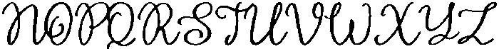 Blessing Whimsical Script otf (400) Font UPPERCASE