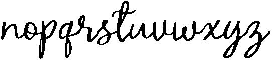 Blessing Whimsical Script otf (400) Font LOWERCASE