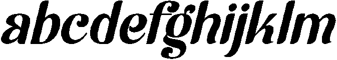 Blessyra Italic otf (400) FONT