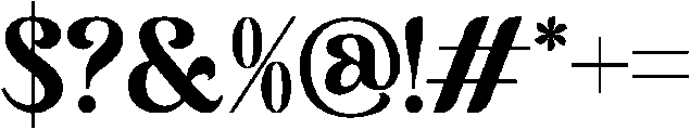 Blessyra otf (400) Font OTHER CHARS