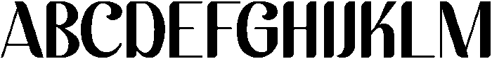 Blessyra otf (400) Font UPPERCASE