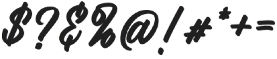 Blestive Script Bold Italic otf (700) Font OTHER CHARS