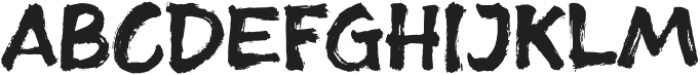 BlightedBrush-Regular otf (300) Font UPPERCASE